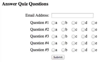 Answer Quiz
